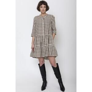 Apiece Apart Maurino Mini Dress Gingham